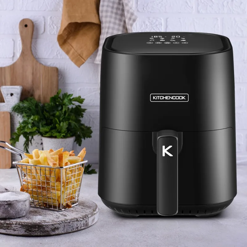 KitchenCook - FRENCHIFRY_4 - Noir - Friteuse sans huile - 4 L - 1200 W - miniature 5 - Zenkaa