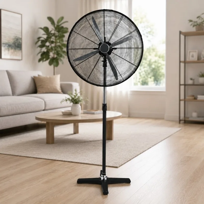 Ventilateur industriel sur pied - 75 cm - 285 W - 3 vitesses - miniature 2 - Zenkaa