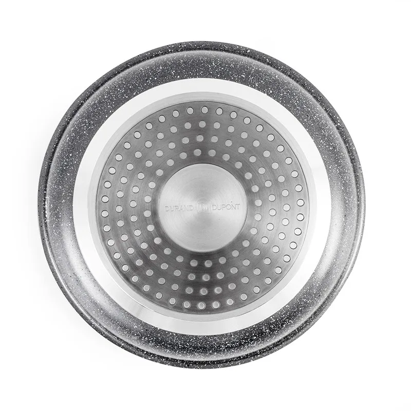 Poêle aluminium anti adhésif 20cm TFI GENESIS gris Durand Dupont - miniature 2 - Zenkaa