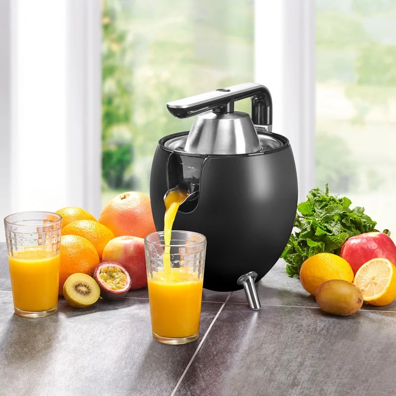 Presse agrumes double cônes avec filtre en acier PRESSPOD noir mat Kitchencook - miniature 2 - Zenkaa