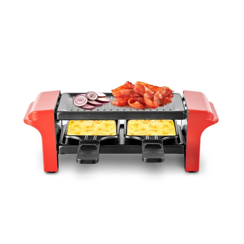 Kitchencook - RC_RIGI - Rouge - Raclette Grill 2 personnes - 350 W - miniature 3 - Zenkaa