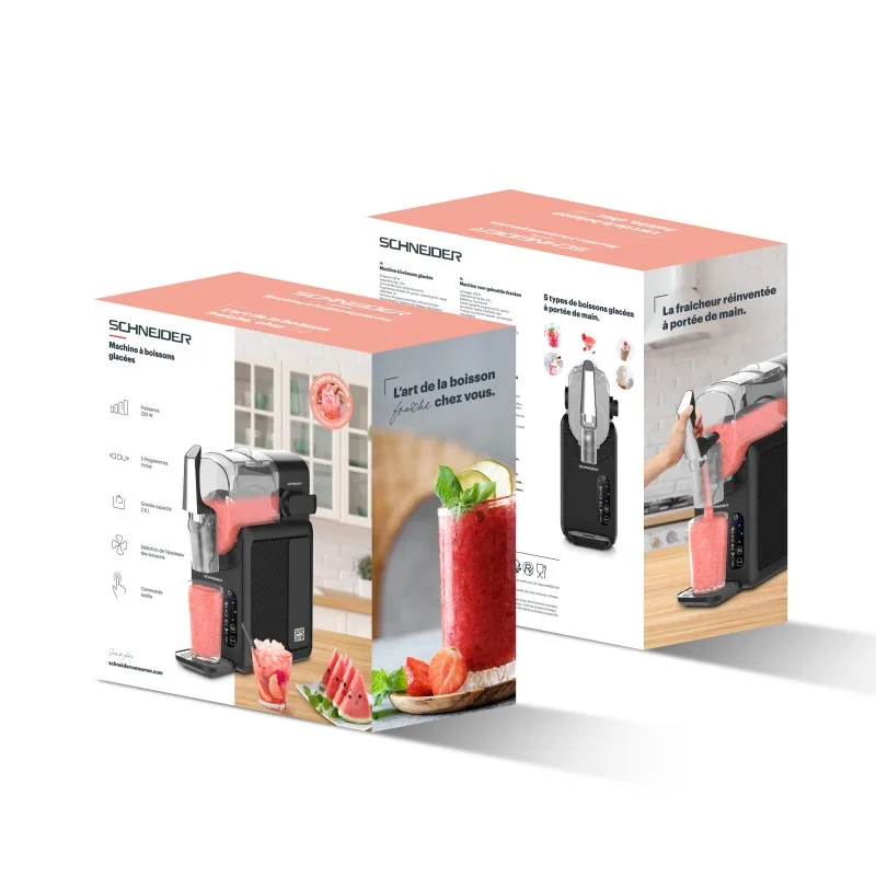 Schneider - SÈVE DE GLACE - Machine à boissons glacées - 2,6 L - 5 programmes - Écran tactile - miniature 9 - Zenkaa