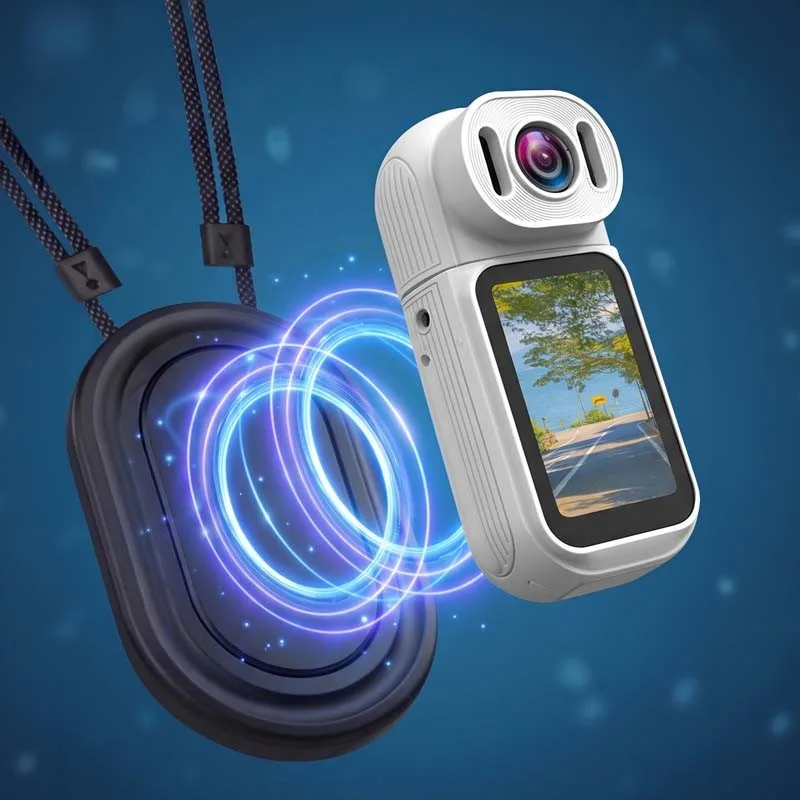 Vortex - VX CAM - Mini action caméra connectée - 2,7K - Rotation 180° - IPX6 - Portable body camera - miniature 3 - Zenkaa