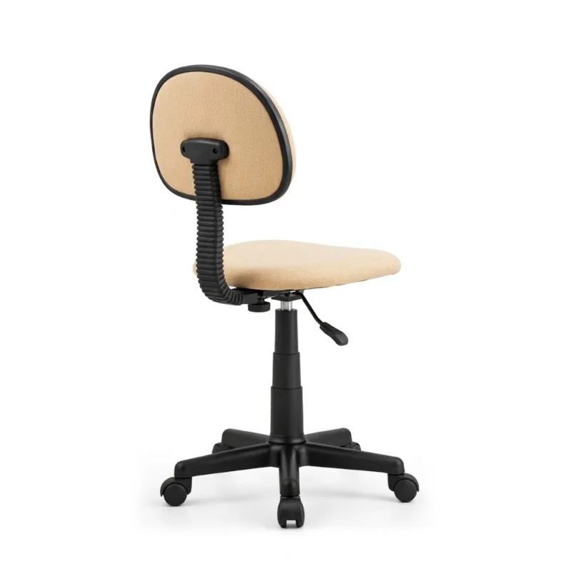 Ecla - Beige - Chaise de bureau ergonomique - Hauteur réglable - Dossier rembourré - miniature 2 - Zenkaa