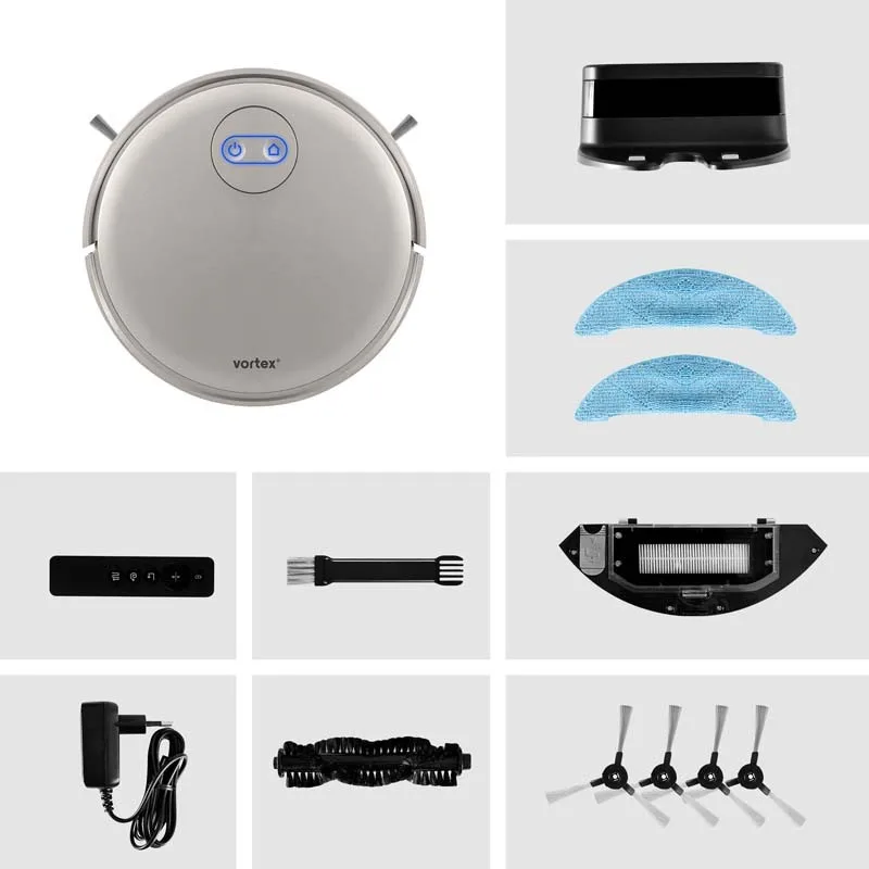 ASPIRATEUR ROBOT LAVEUR 2 EN 1 CONNECTÉ & INTELLIGENT ICLEAN 260 VORTEX - miniature 8 - Zenkaa