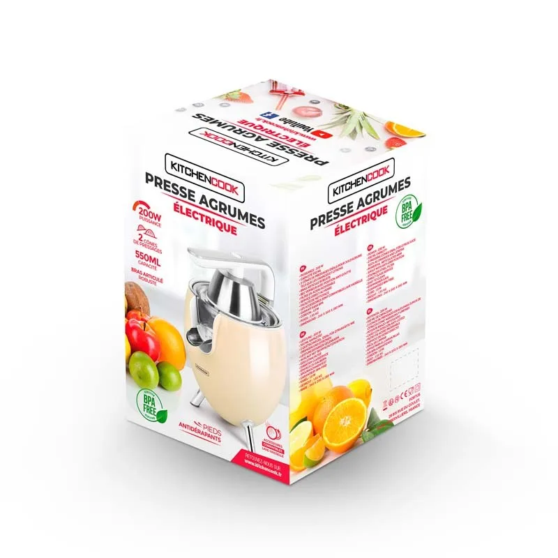 Kitchencook - Presse-agrumes PRESSPOD - 200 W 550 ml - 2 cônes de pressage - miniature 6 - Zenkaa