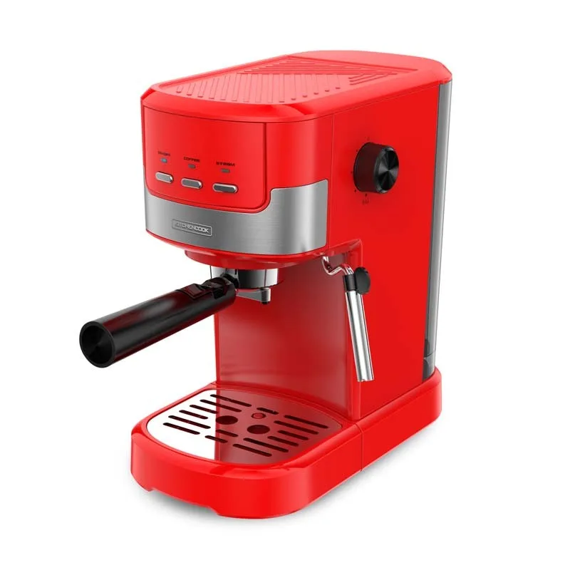 Machine à expresso café moulu et dosette ESE 20 bars COLORMOST Kitchencook rouge - miniature 5 - Zenkaa