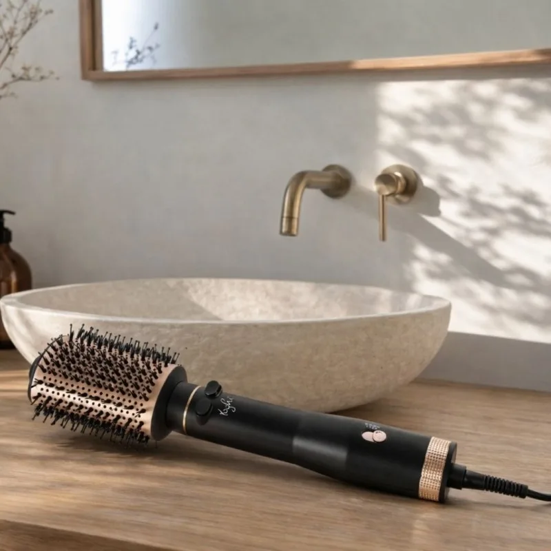 Yoghi - HAIR REVERSE BLACK - Brosse soufflante chauffante rotative - Revêtement céramique - miniature 7 - Zenkaa