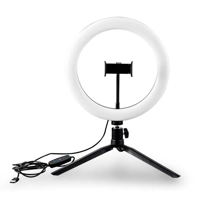 Trépied selfie avec anneau lumineux 3 couleurs RL1 Wi Light - miniature 8 - Zenkaa