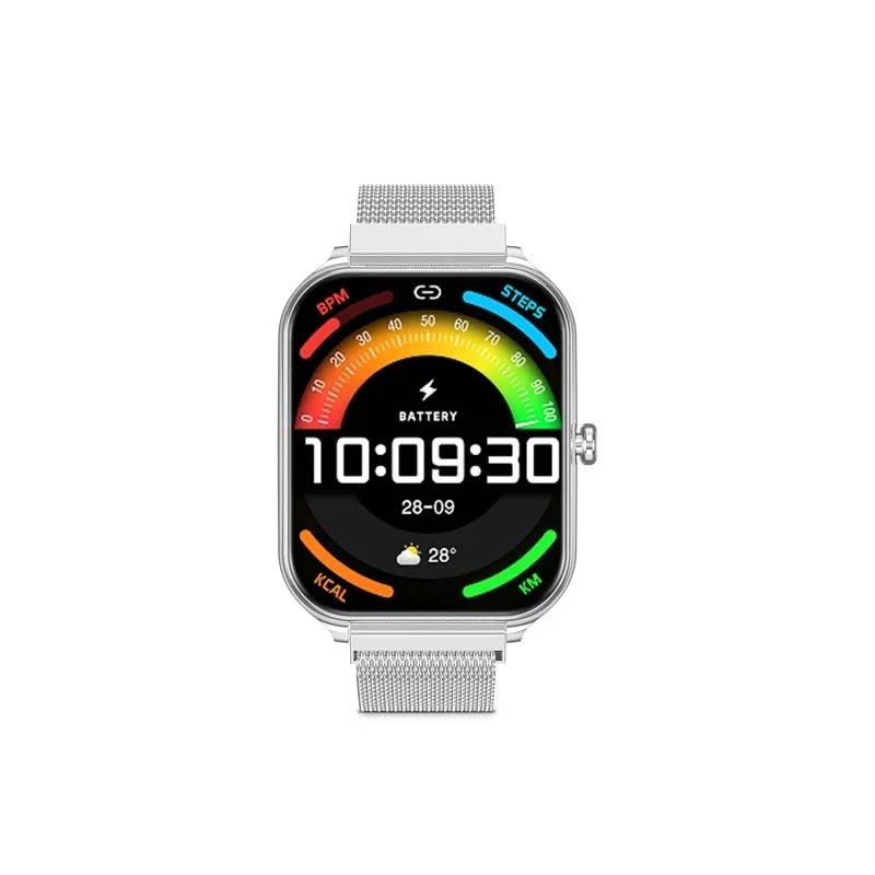 Iconic by Yoghi - INWATCH AMOLED - Montre connectée - bracelet métallique ultra slim - Écran AMOLED - IP68 - miniature 5 - Zenkaa