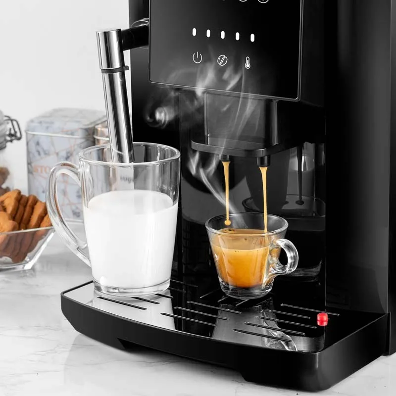 Machine à expresso 19 bars avec broyeur et buse à lait COFIX LATTE Kitchencook - miniature 2 - Zenkaa