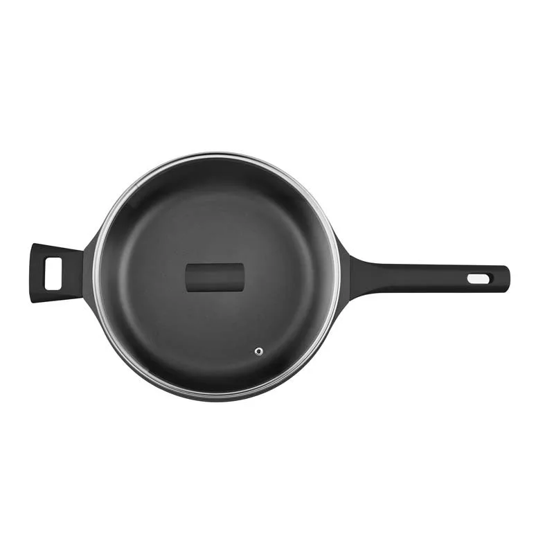 Sauteuse fonte d'aluminium 24 cm anti adhésif ARTIST Durand Dupont - miniature 4 - Zenkaa