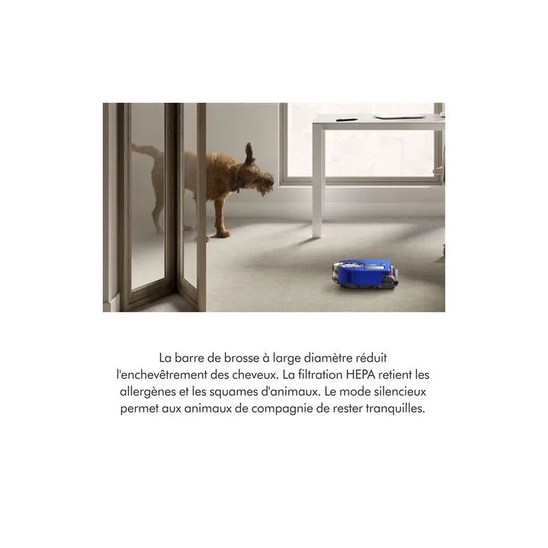 Dyson - 360 Vis Nav RB03 - Aspirateur robot connecté 0.57L - Bleu - HEPA - miniature 9 - Zenkaa