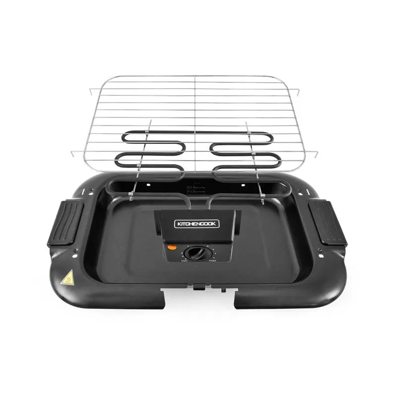 Kitchencook - XBBQ 36 - Barbecue électrique sur pieds - 2000 W - Thermostat réglable - miniature 5 - Zenkaa