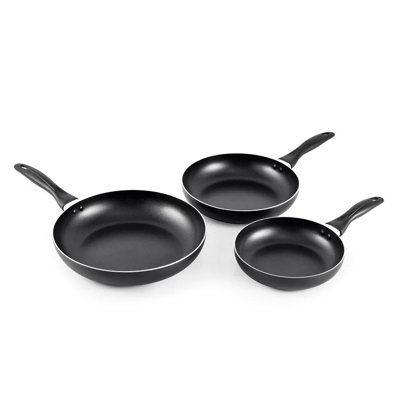 SET 3 POÊLES 20CM,24CM,28CM ALUMINIUM TFSI KYANITE 202428P DE KITCHENCOOK - Zenkaa