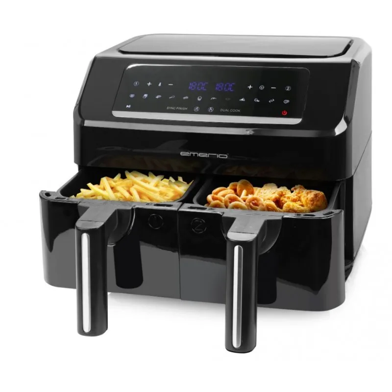 Emerio - AF-130376.1 - Noir - Friteuse double à air chaud 7,2L - 2400W - miniature 2 - Zenkaa