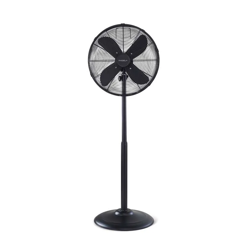 Radiola - Ventilateur sur base - Métal Noir - 3 vitesses - 50W - miniature 3 - Zenkaa