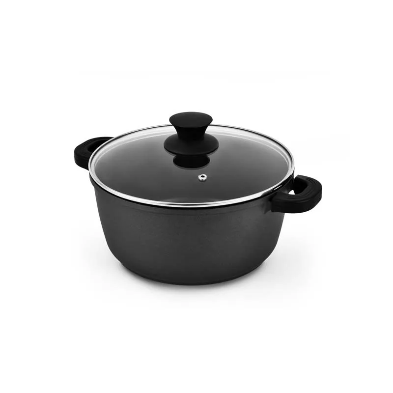 Faitout en fonte d'aluminium anti adhésif 24 cm LEON Kitchencook - miniature 4 - Zenkaa