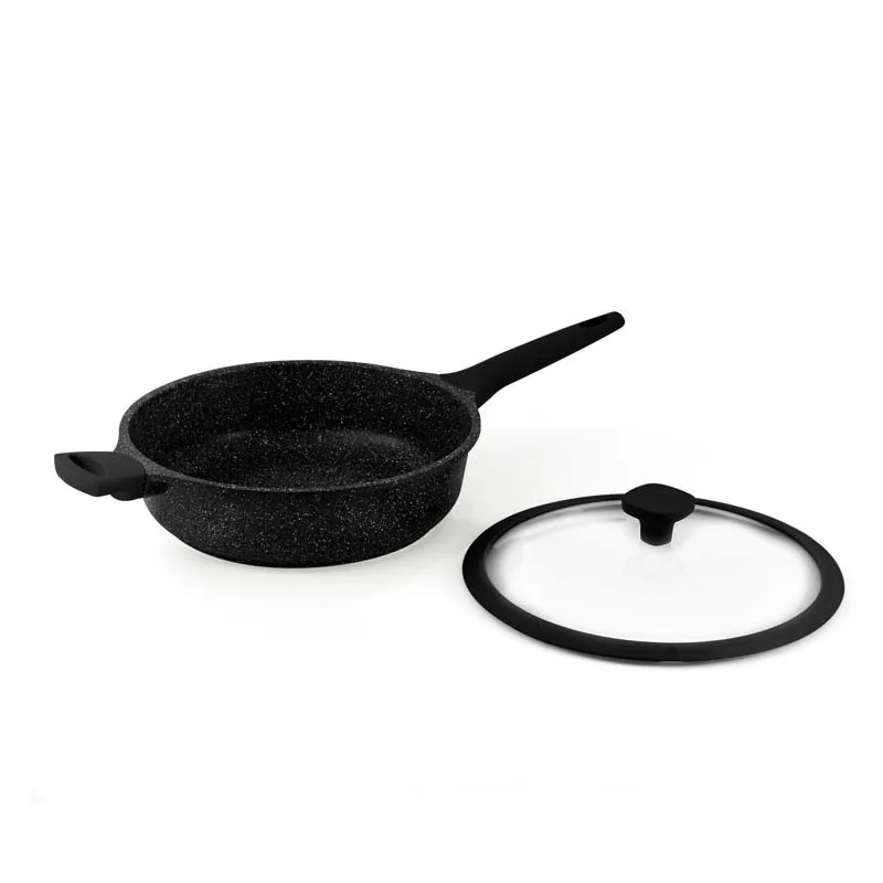 Sauteuse 24cm fonte d'aluminium anti adhésif TFI OPALE_V2 Durand Dupont - miniature 2 - Zenkaa