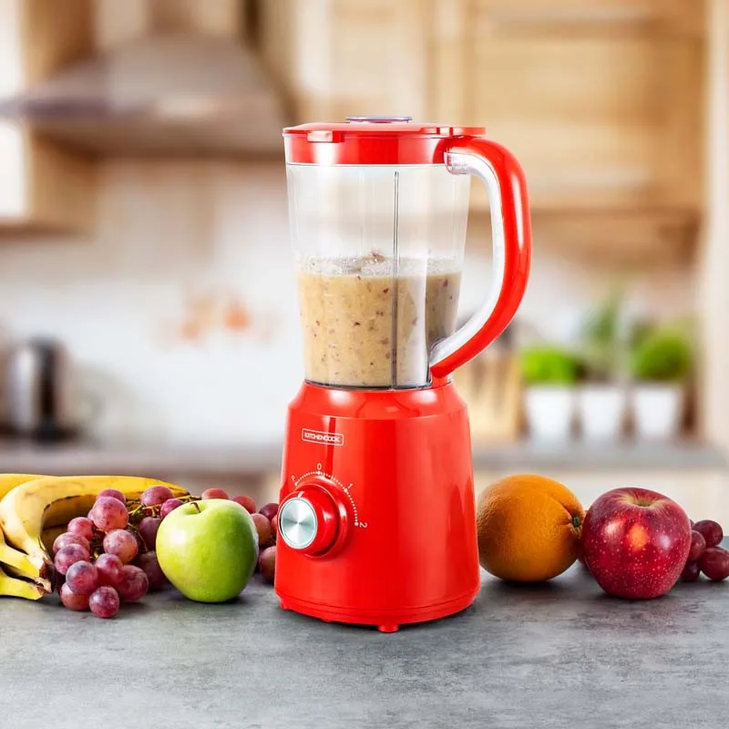 Blender 1.5L avec 2 lames inox B5TURBO rouge Kitchencook - miniature 3 - Zenkaa