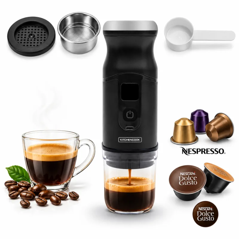 Kitchencook - K Move - Machine à expresso nomade - Autochauffante - Multi-dosettes - miniature 2 - Zenkaa