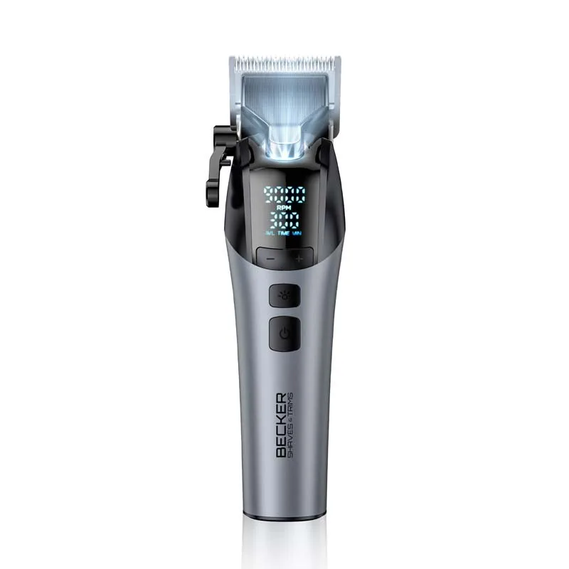 Tondeuse pro métal à éclairage LED - 8 hauteurs de coupe - X Strim Grey Becker - miniature 3 - Zenkaa