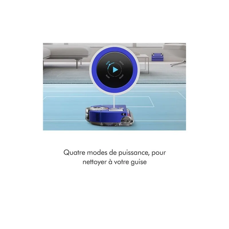 Dyson - 360 Vis Nav RB03 - Aspirateur robot connecté 0.57L - Bleu - HEPA - miniature 7 - Zenkaa