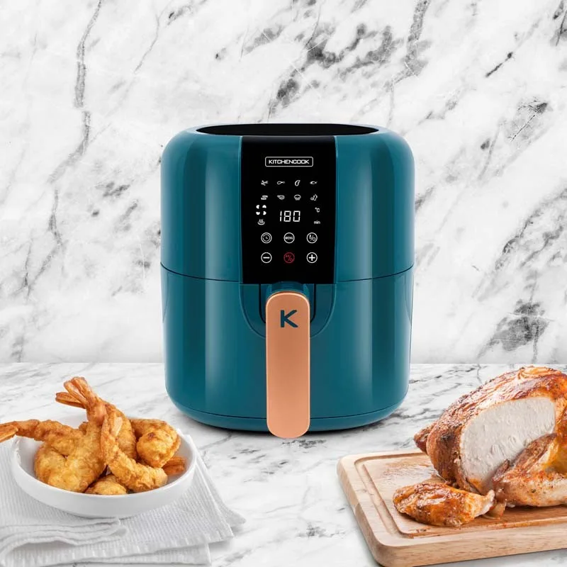 Friteuse sans huile 3L - 8 programmes AIRMED vert Kitchencook - Reconditionné - miniature 2 - Zenkaa