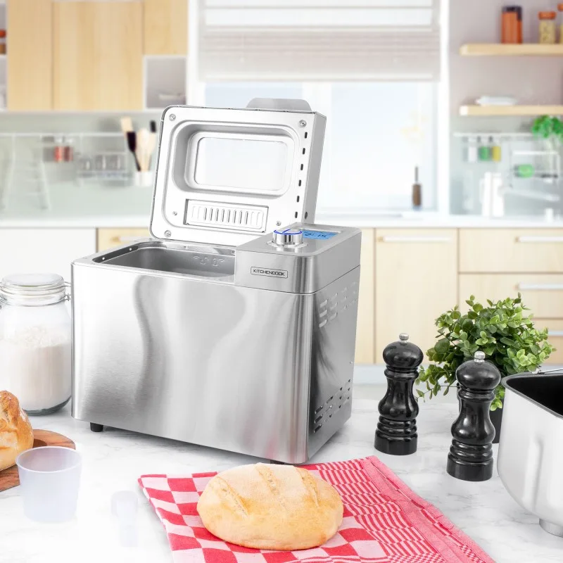 KitchenCook - SMART_I - Inox - Machine à pain - 550 W - 25 programmes - miniature 3 - Zenkaa