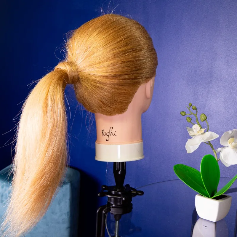 Tête à coiffer avec chevelure naturelle HAIR DESIGN Yoghi - miniature 3 - Zenkaa