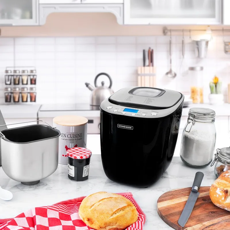 KitchenCook - SMART_B - Noir - Machine à pain - 550 W - 12 programmes - miniature 3 - Zenkaa