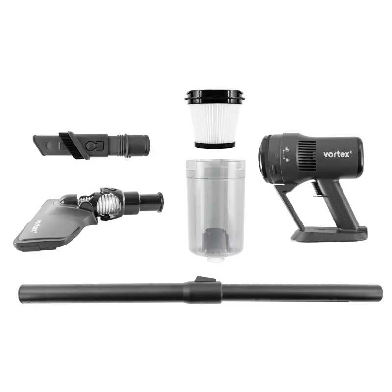 Vortex - Aspirateur balai 2en1 sans fil - 140W - Autonomie(40min) - Filtre Hepa - Fourni avec support mural - miniature 3 - Zenkaa