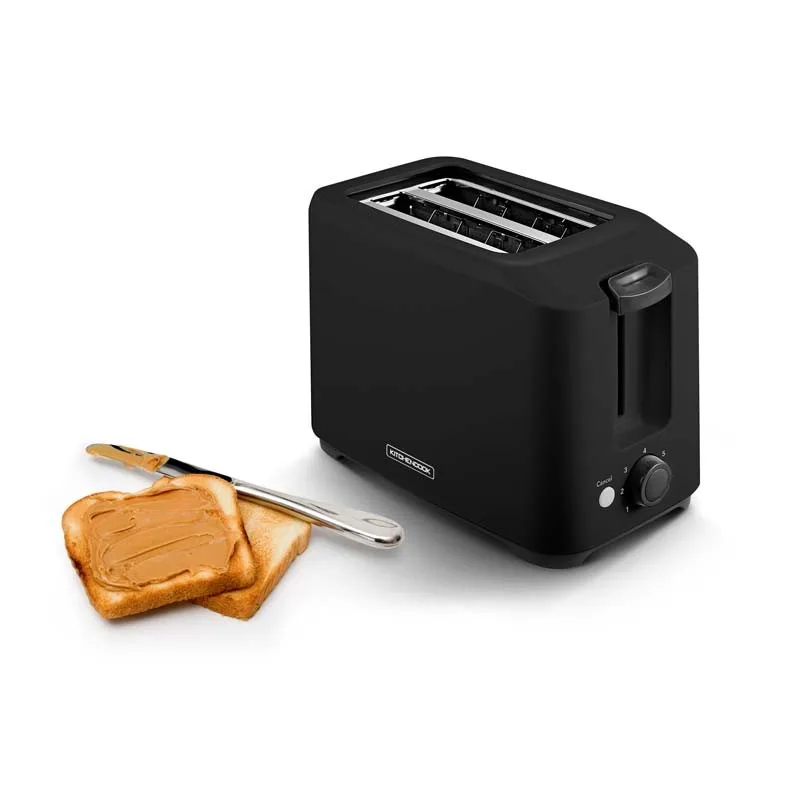 Kitchencook - TOASTEO - Noir - Grille-pain 2 fentes - 7 niveaux de brunissage - 700 W - miniature 4 - Zenkaa