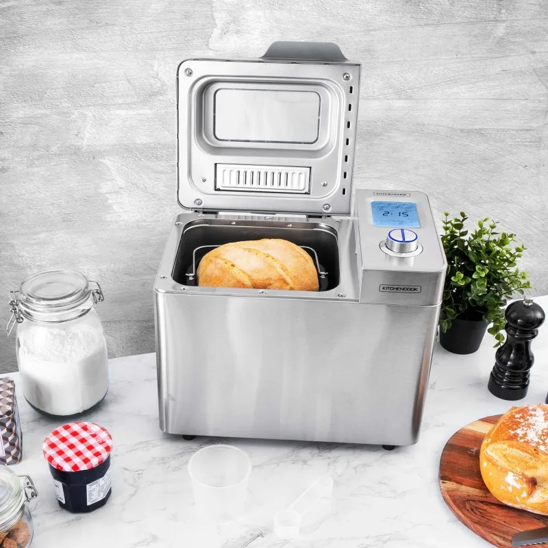 KitchenCook - SMART_I - Inox - Machine à pain - 550 W - 25 programmes - miniature 2 - Zenkaa