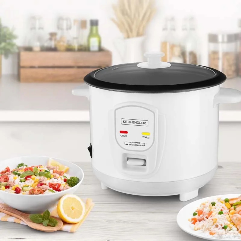 Kitchencook - Cuiseur à riz 1L - 400W - Cuve métal - Maintien au chaud - Corps en métal - Revêtement antiadhésif - miniature 2 - Zenkaa