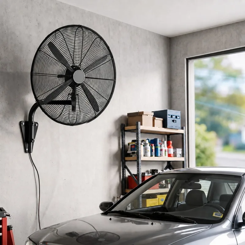Ventilateur mural - 75 cm - 285 W - 3 vitesses - Oscillation 2 directions - miniature 4 - Zenkaa