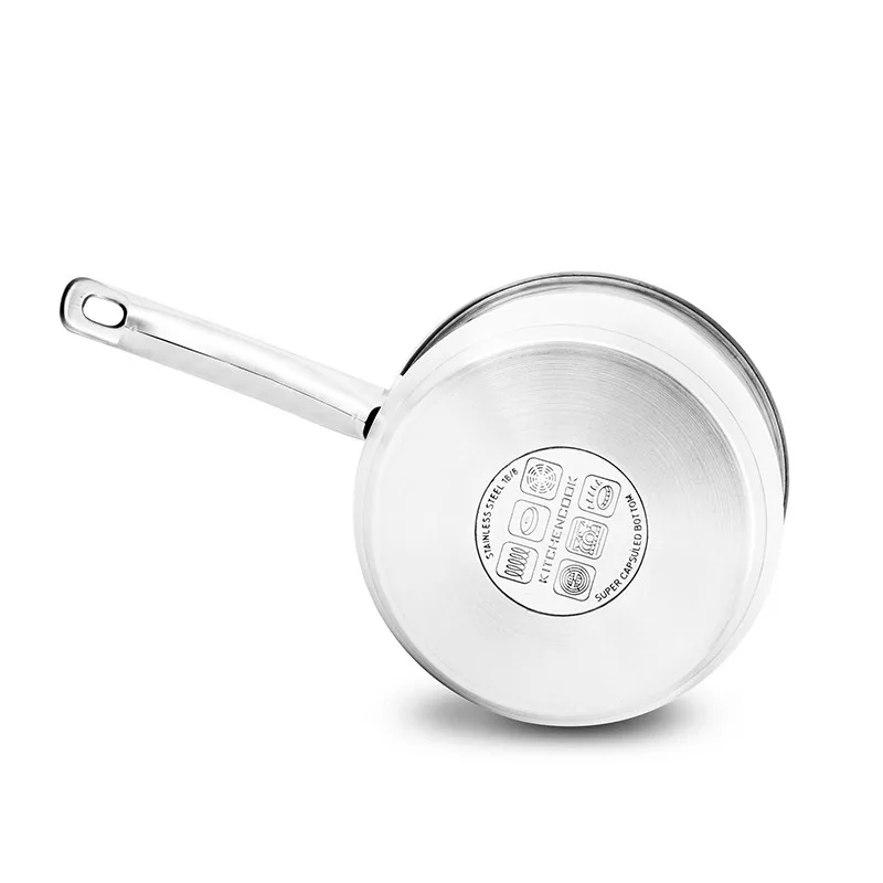 Casserole inox anti adhésif 18cm TFI INITIAL Kitchencook - miniature 2 - Zenkaa