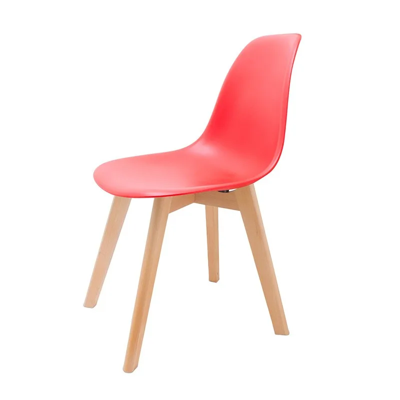 Chaise Design Avec Pieds En Bois De Hêtre SCHOOL Red GASOLINE - miniature 2 - Zenkaa