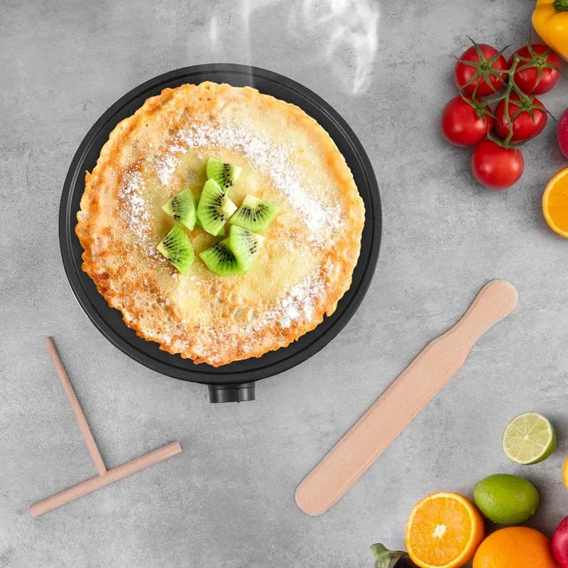 CRÊPIERE ÉLECTRIQUE FONTE D'ALUMINIUM ANTI ADHÉSIF MAXICREPE NX KITCHENCOOK - miniature 2 - Zenkaa