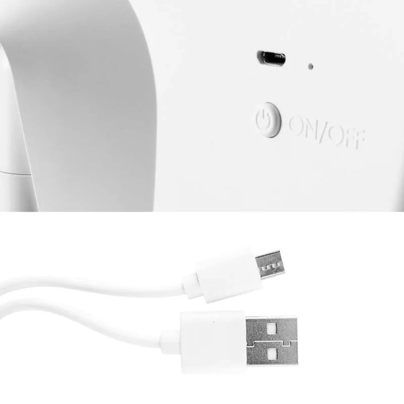 Miroir de table blanc avec LED et porte-bijoux rechargeable MIZO de Yoghi - miniature 8 - Zenkaa