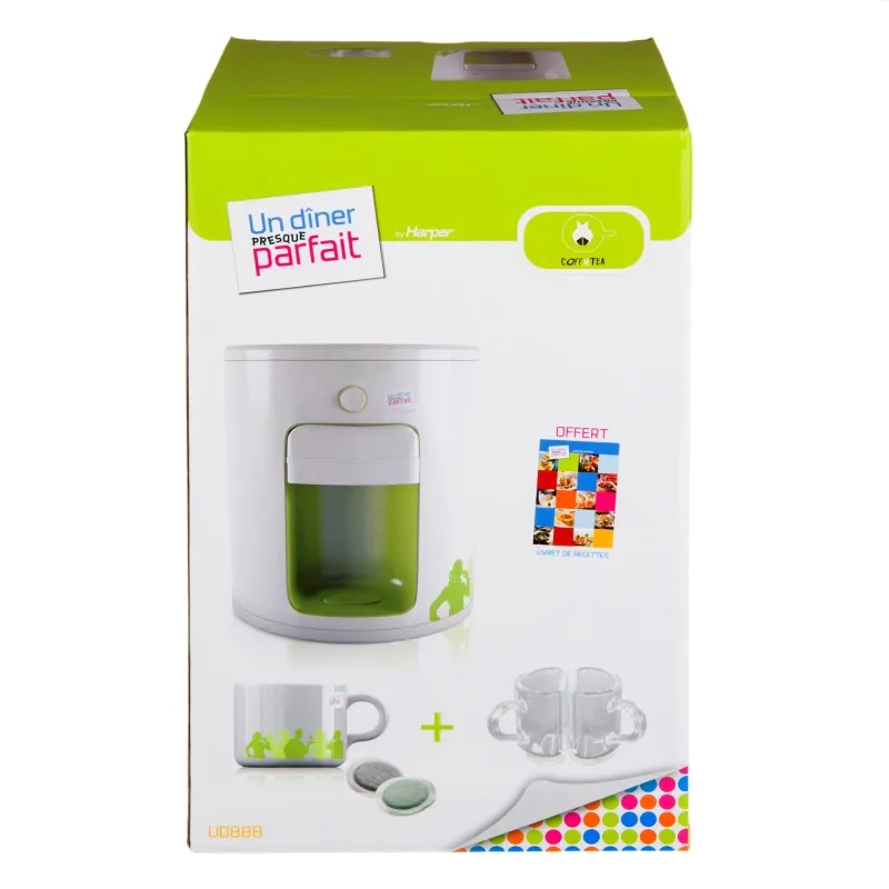 Harper - UD888 GREEN - Vert - Machine à expresso compacte - Un dîner presque parfait - 1000 W - miniature 5 - Zenkaa