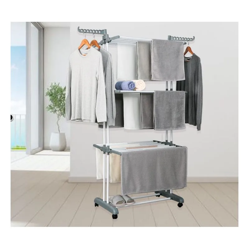 Etendoir 20 mètres d'étendage en inox EX20 - miniature 3 - Zenkaa