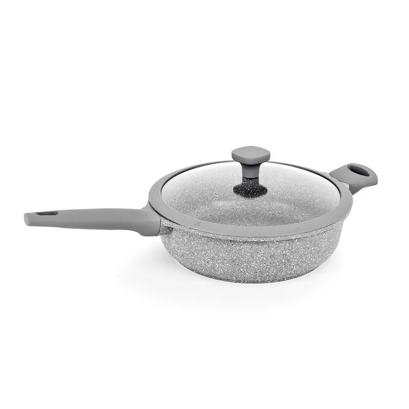 Sauteuse aluminium anti adhésif 24cm TFI ZOE Durand Dupont - miniature 5 - Zenkaa