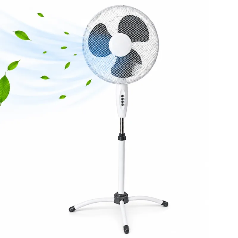 Ventilateur sur Pied 40cm – 45W – Hauteur Réglable - Zenkaa