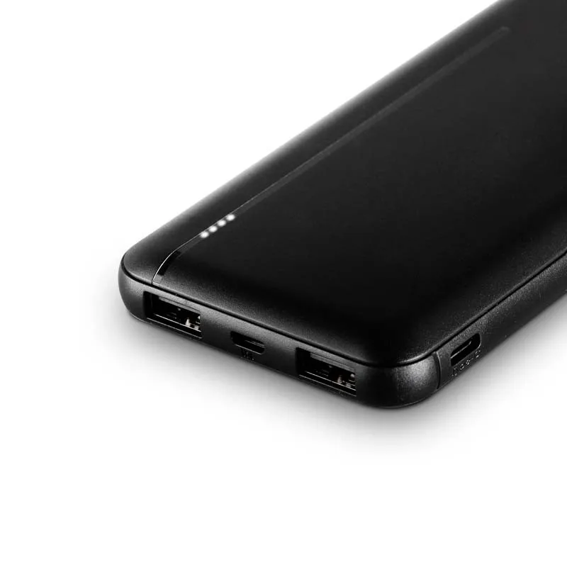 BATTERIE EXTERNE NOIRE 10000 mAh POWERHUB10 BLACK de Vortex - miniature 3 - Zenkaa