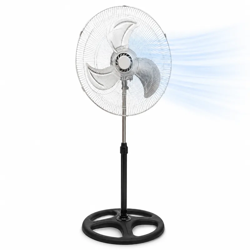 Ventilateur sur Pied Puissant 45 cm – 90W - Zenkaa