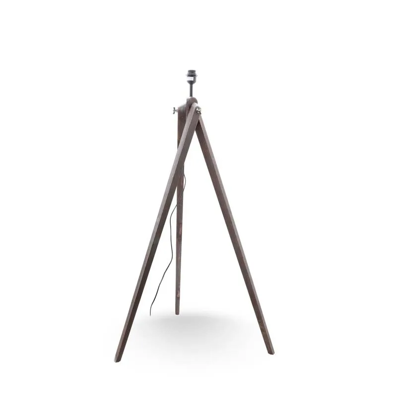 Lampadaire Marron 150cm Modèle DEEP TREPIED OLD WOOD Mac-Andrews - miniature 9 - Zenkaa
