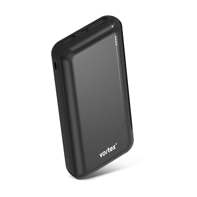 BATTERIE EXTERNE NOIRE 20000 mAh POWERHUB20 BLACK VORTEX - miniature 3 - Zenkaa