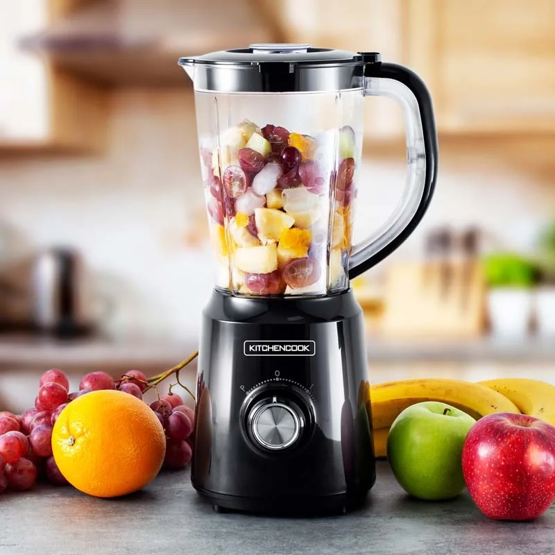 Blender 1.5L avec 2 lames inox B5TURBO noir Kitchencook - miniature 2 - Zenkaa