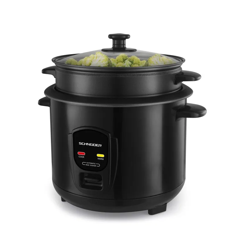 Schneider - Cuiseur à riz SOUFFLE DE RIZ - 700 W 1,8 L - Panier vapeur - miniature 3 - Zenkaa